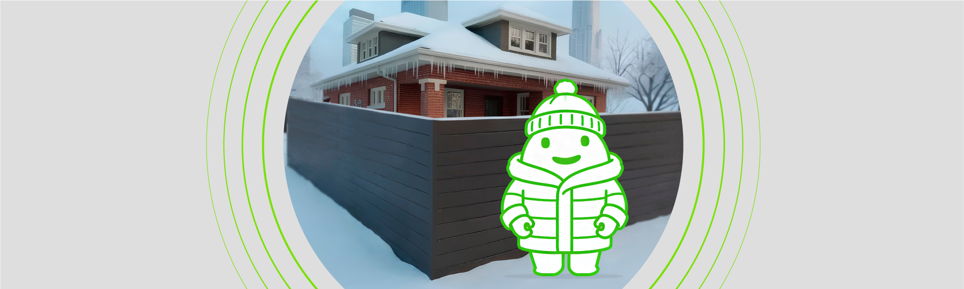 Fence with Frost Line Solution Why ecFence Is Built to Survive Real Winters